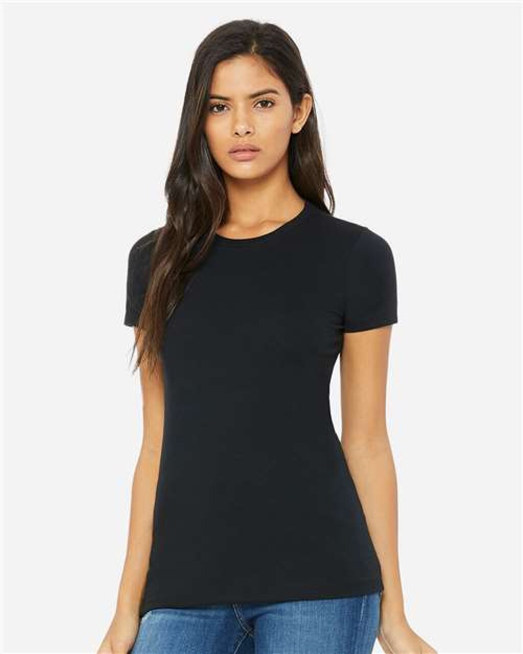 BELLA + CANVAS Women’s Slim Fit Short Sleeve Crewneck Tee – Cotton T-Shirt for Everyday Wear